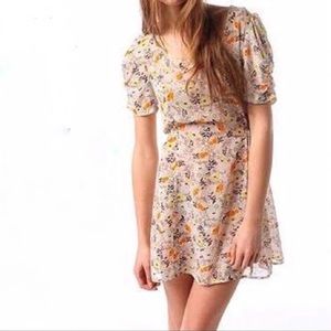 Pins & Needles floral poppy dress lined XS